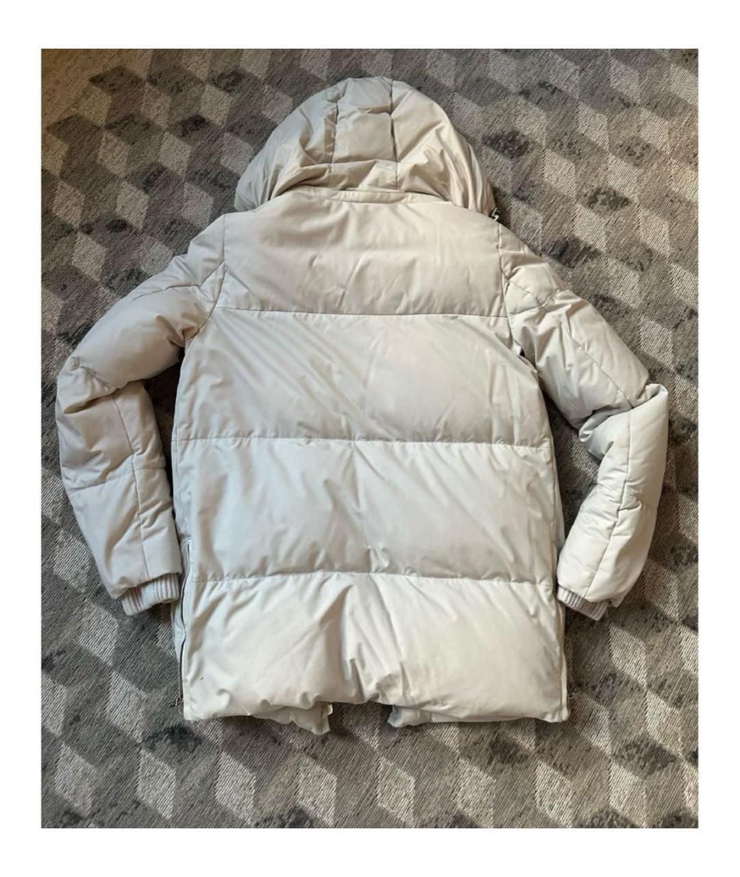 LORO PIANA Серый пуховик, фото 2