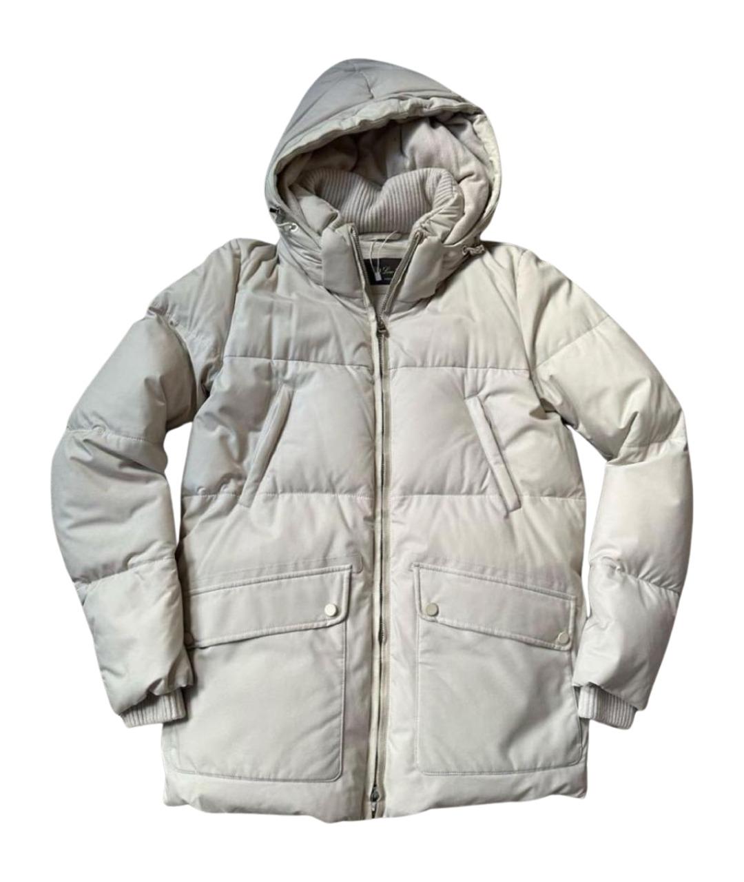 LORO PIANA Серый пуховик, фото 1