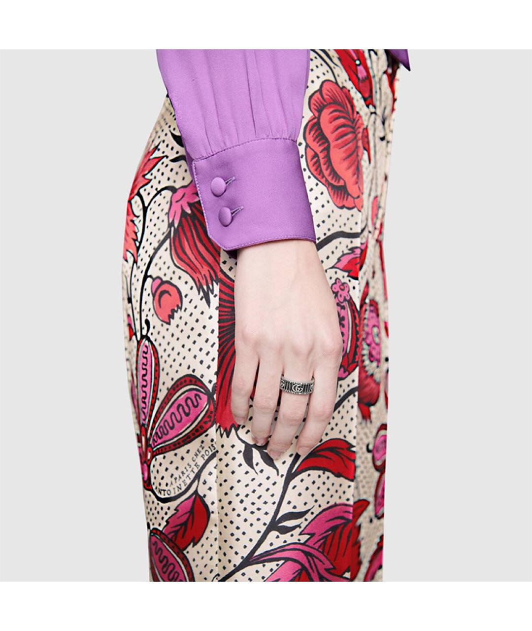 GUCCI Серебряное серебряное кольцо, фото 4