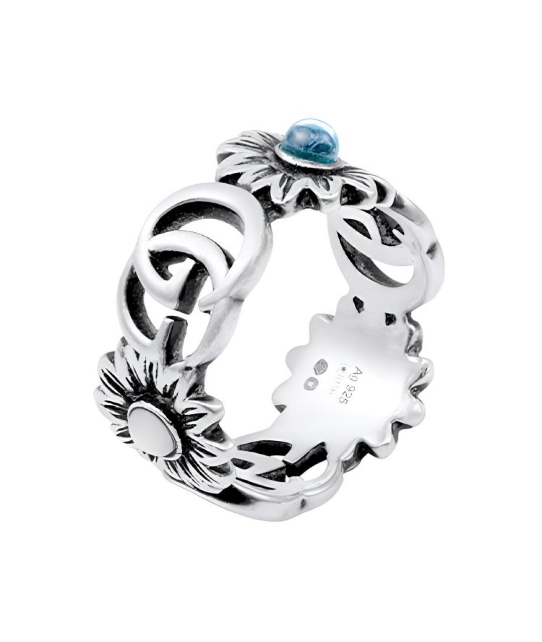 GUCCI Серебряное серебряное кольцо, фото 4
