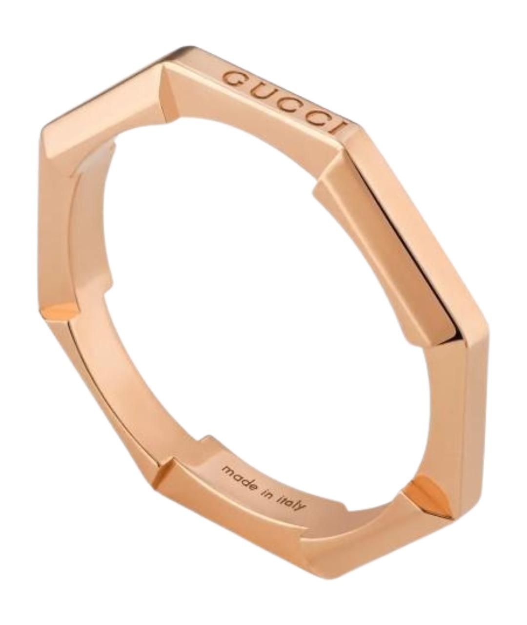GUCCI Золотое кольцо из розового золота, фото 1