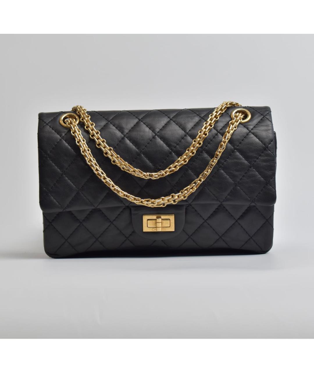 CHANEL Черная кожаная сумка через плечо, фото 9
