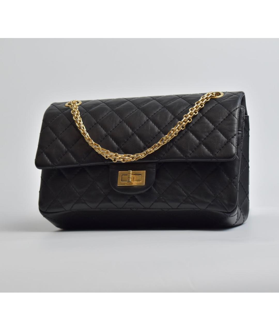 CHANEL Черная кожаная сумка через плечо, фото 2