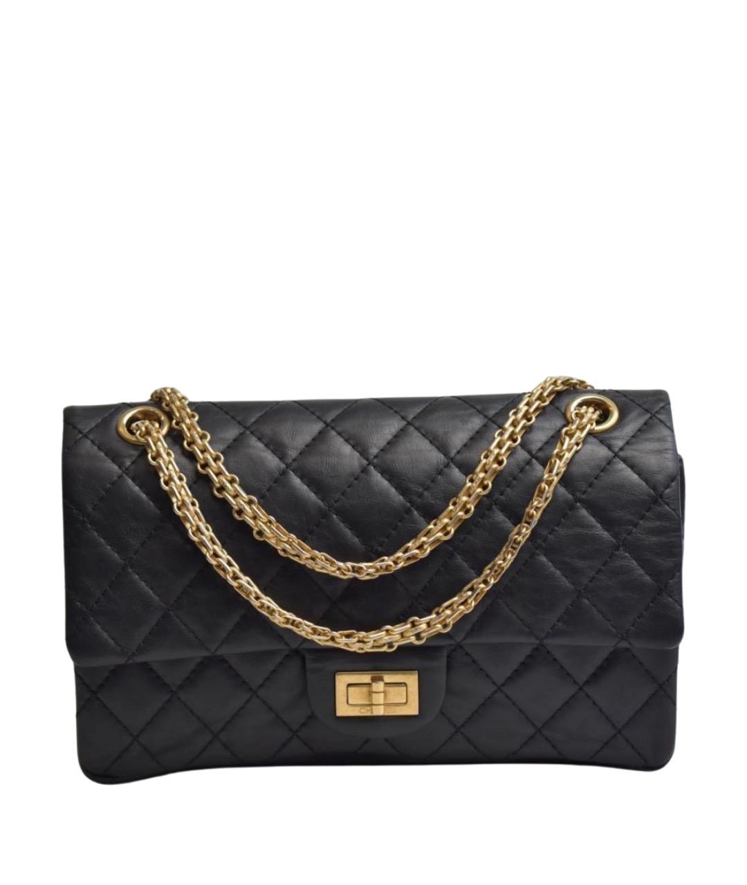 CHANEL Черная кожаная сумка через плечо, фото 1