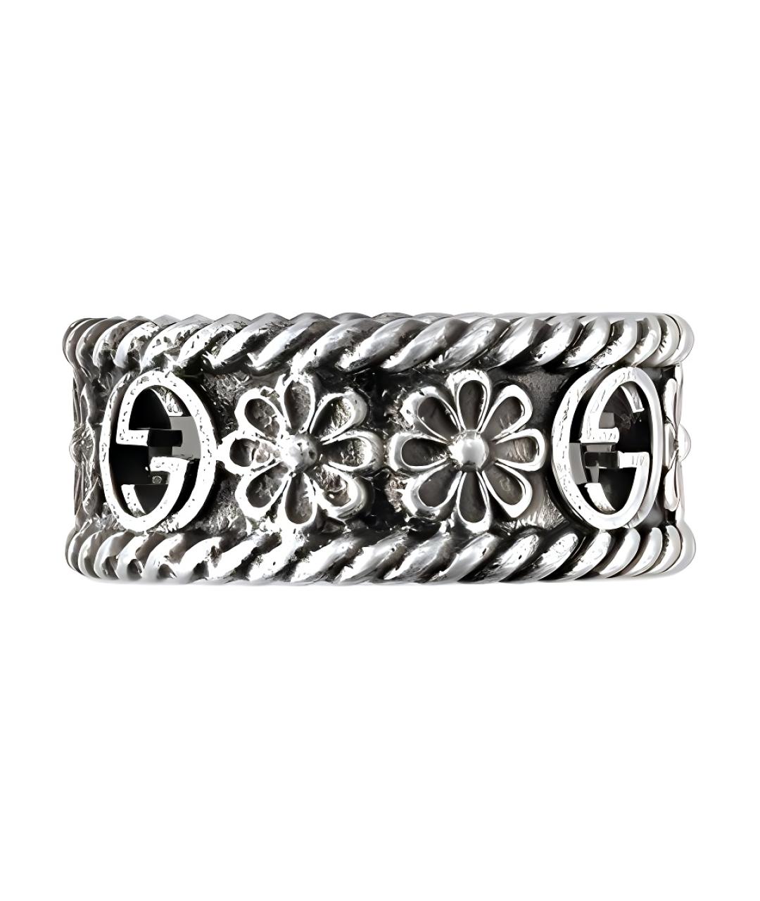 GUCCI Серебряное серебряное кольцо, фото 3