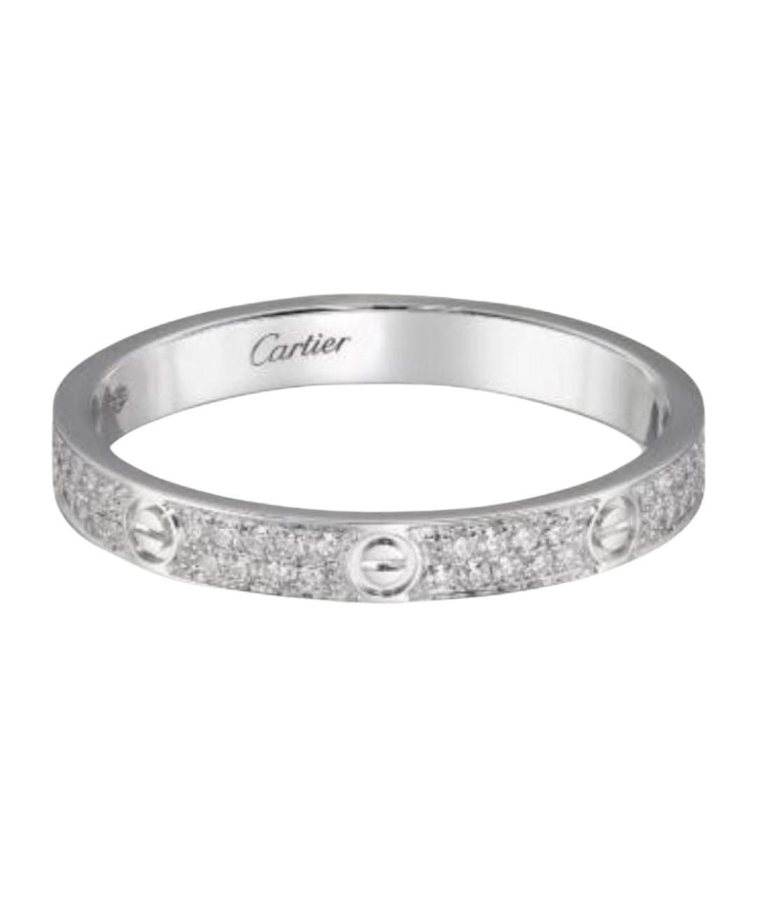CARTIER Серебряное кольцо из белого золота, фото 1