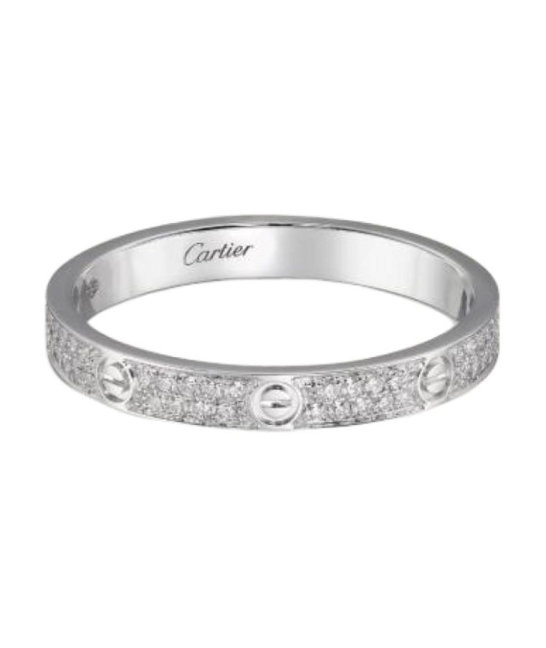 CARTIER Серебряное кольцо из белого золота, фото 5