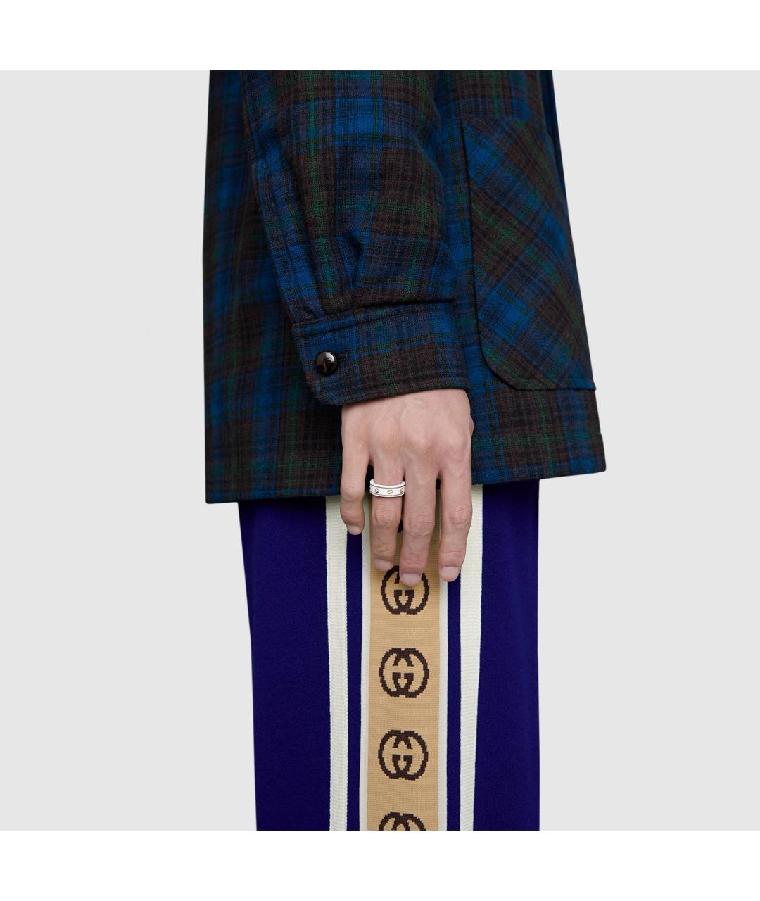 GUCCI Белое кольцо, фото 4