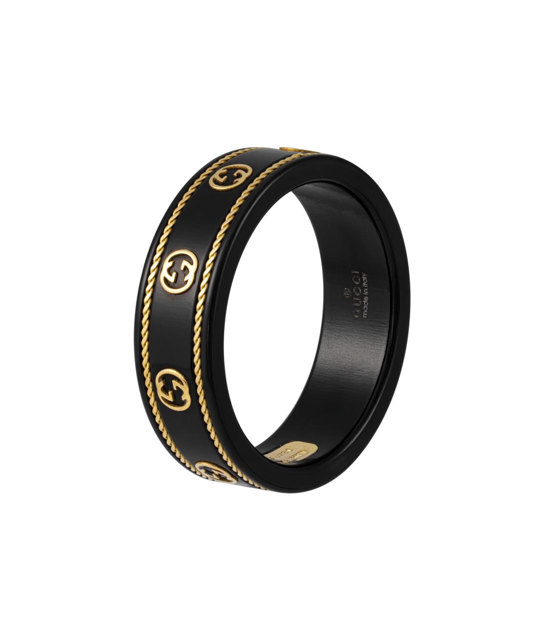 GUCCI Черное кольцо, фото 2