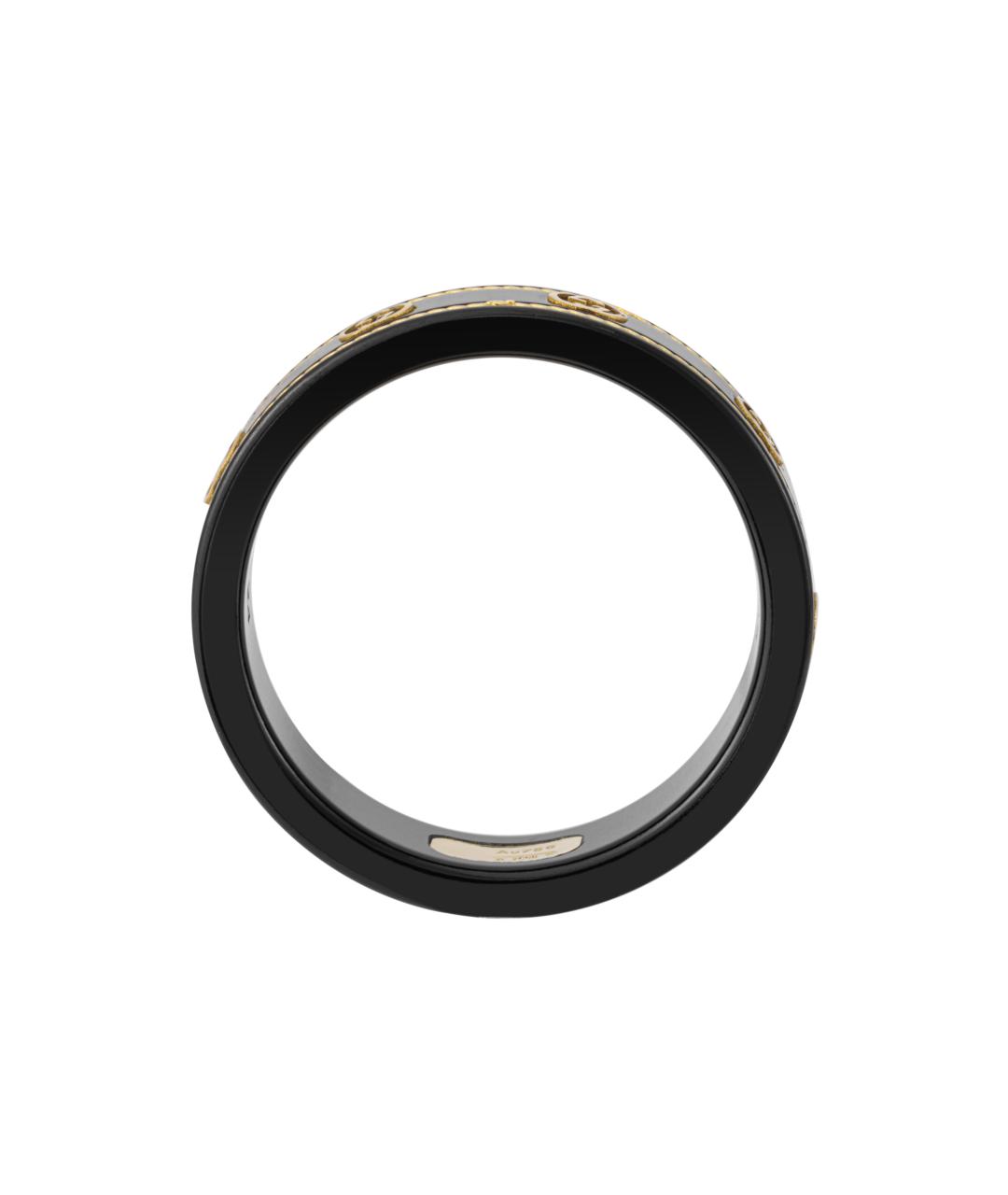 GUCCI Черное кольцо, фото 3