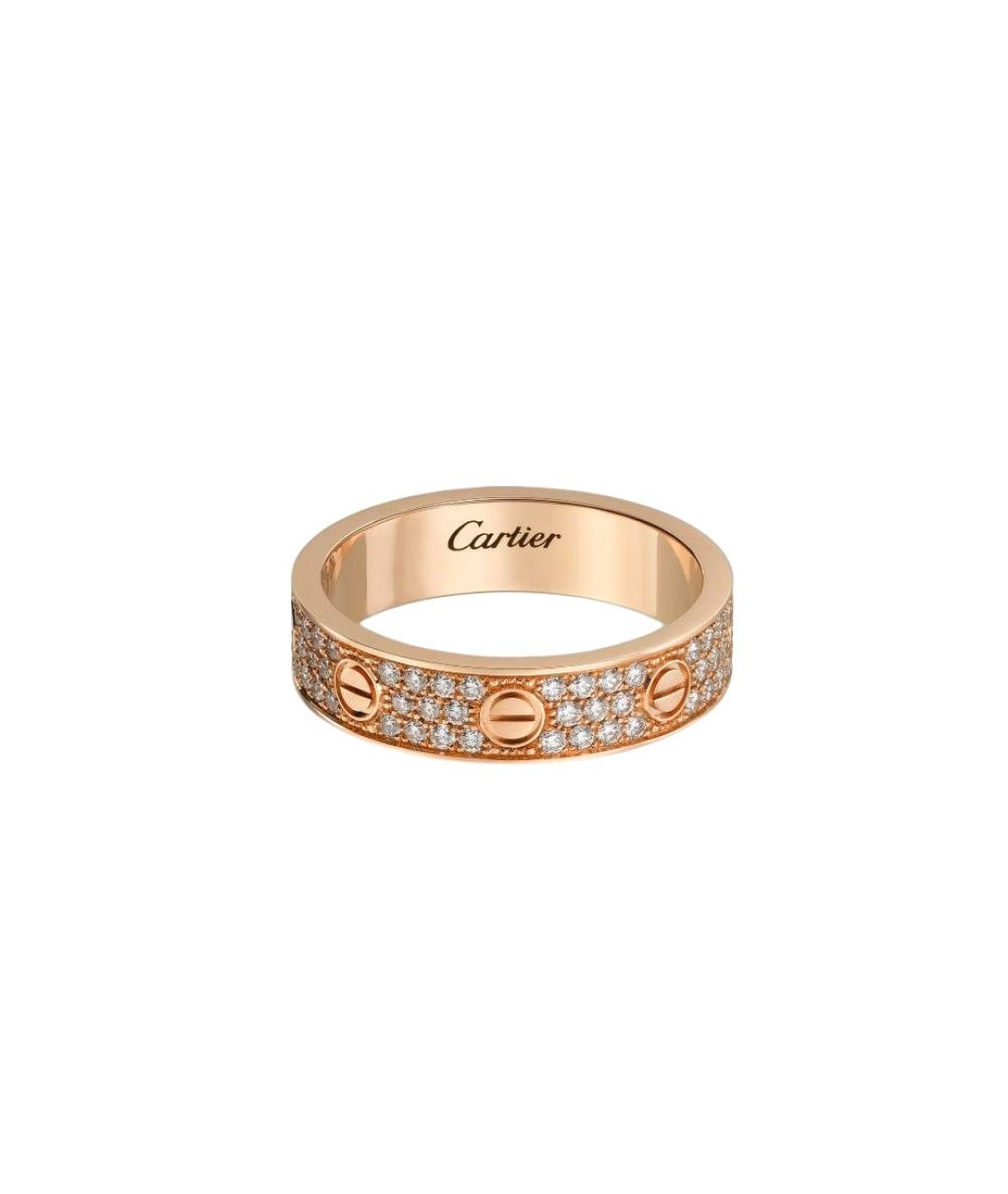 CARTIER Золотое кольцо из розового золота, фото 6