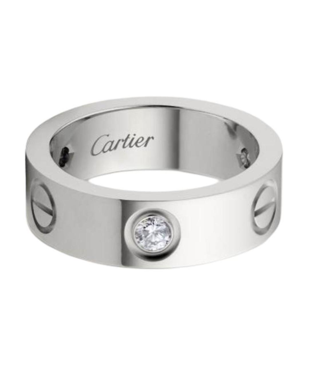 CARTIER Серебряное кольцо из белого золота, фото 1