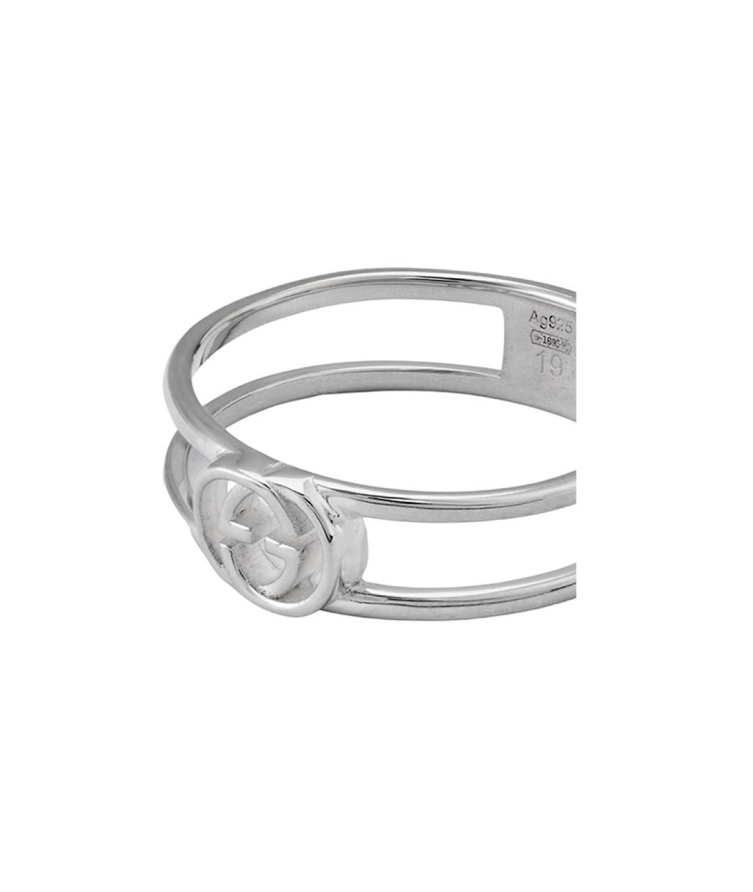 GUCCI Серебряное серебряное кольцо, фото 3