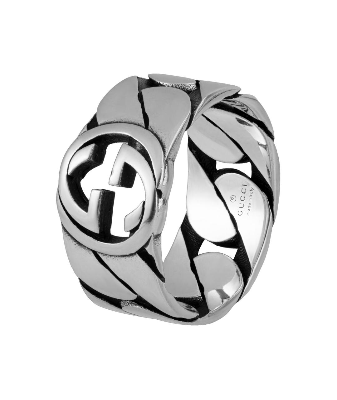 GUCCI Серебряное серебряное кольцо, фото 1