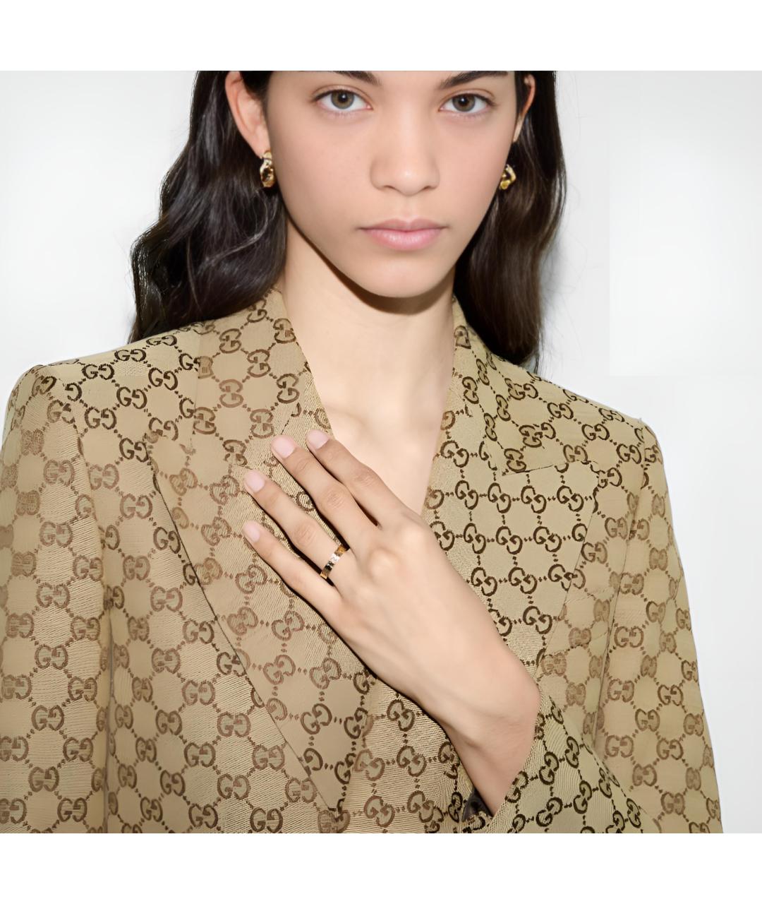 GUCCI Золотое кольцо из желтого золота, фото 3