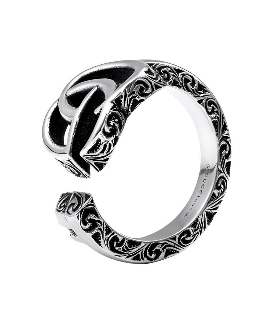 GUCCI Серебряное серебряное кольцо, фото 2