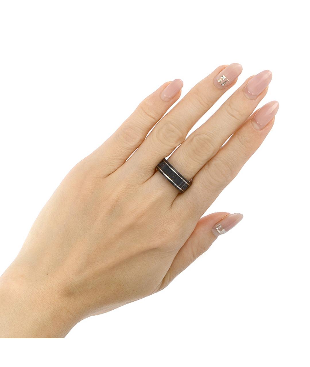 GUCCI Черное кольцо, фото 3