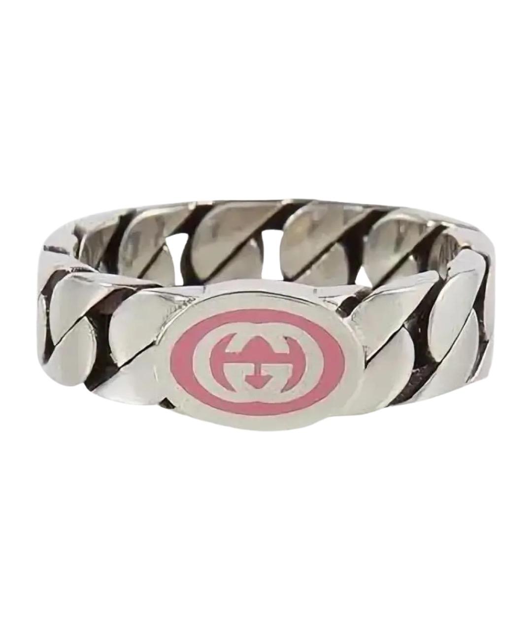 GUCCI Серебряное серебряное кольцо, фото 1