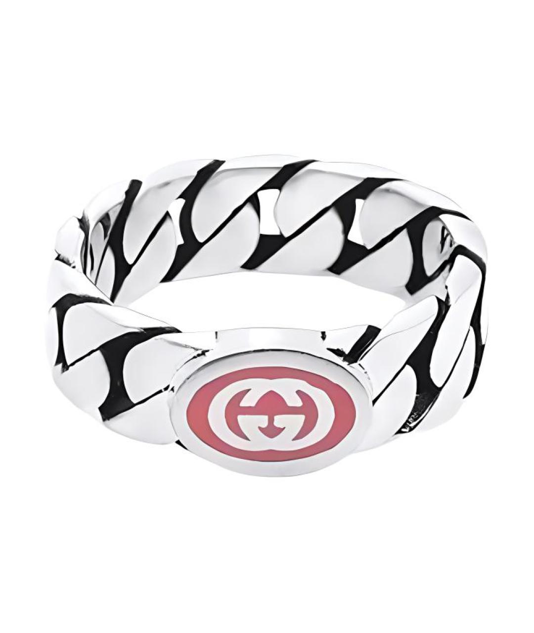 GUCCI Серебряное серебряное кольцо, фото 2