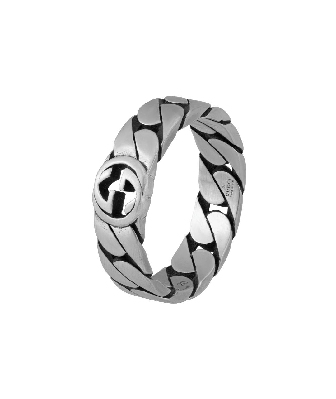 GUCCI Серебряное серебряное кольцо, фото 2