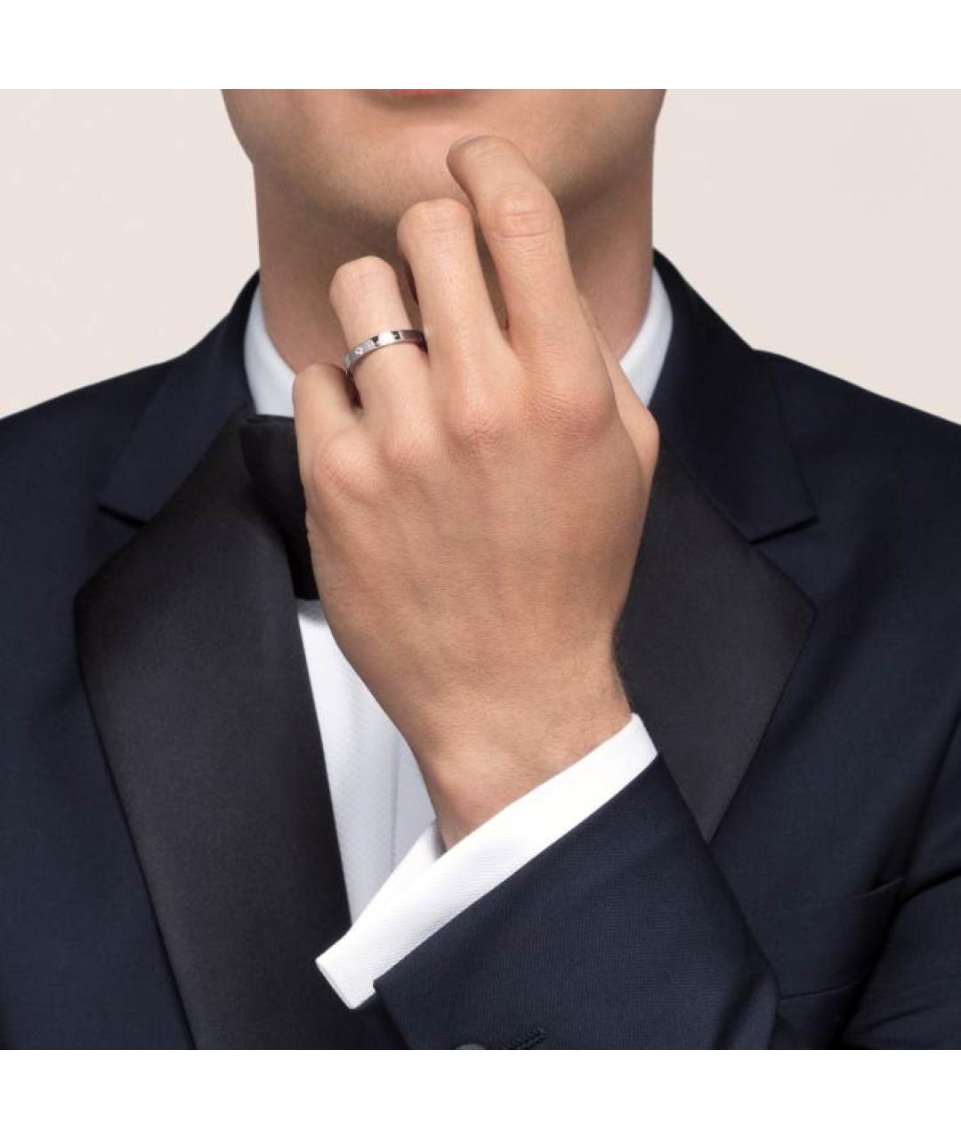 CARTIER Серебряное кольцо из белого золота, фото 4