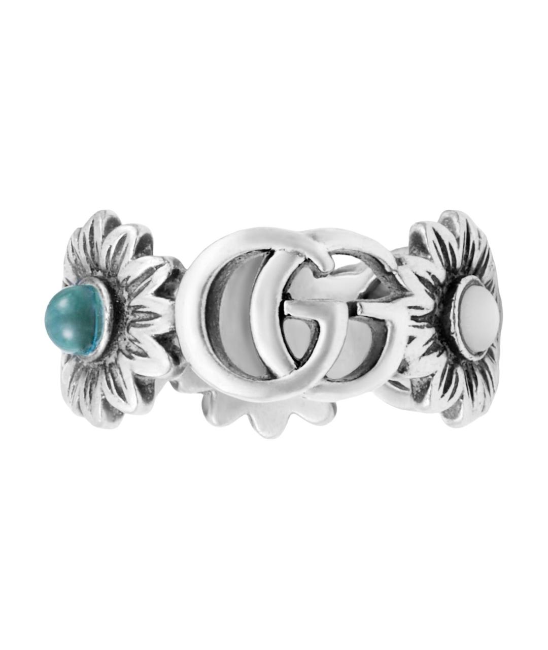 GUCCI Серебряное серебряное кольцо, фото 2