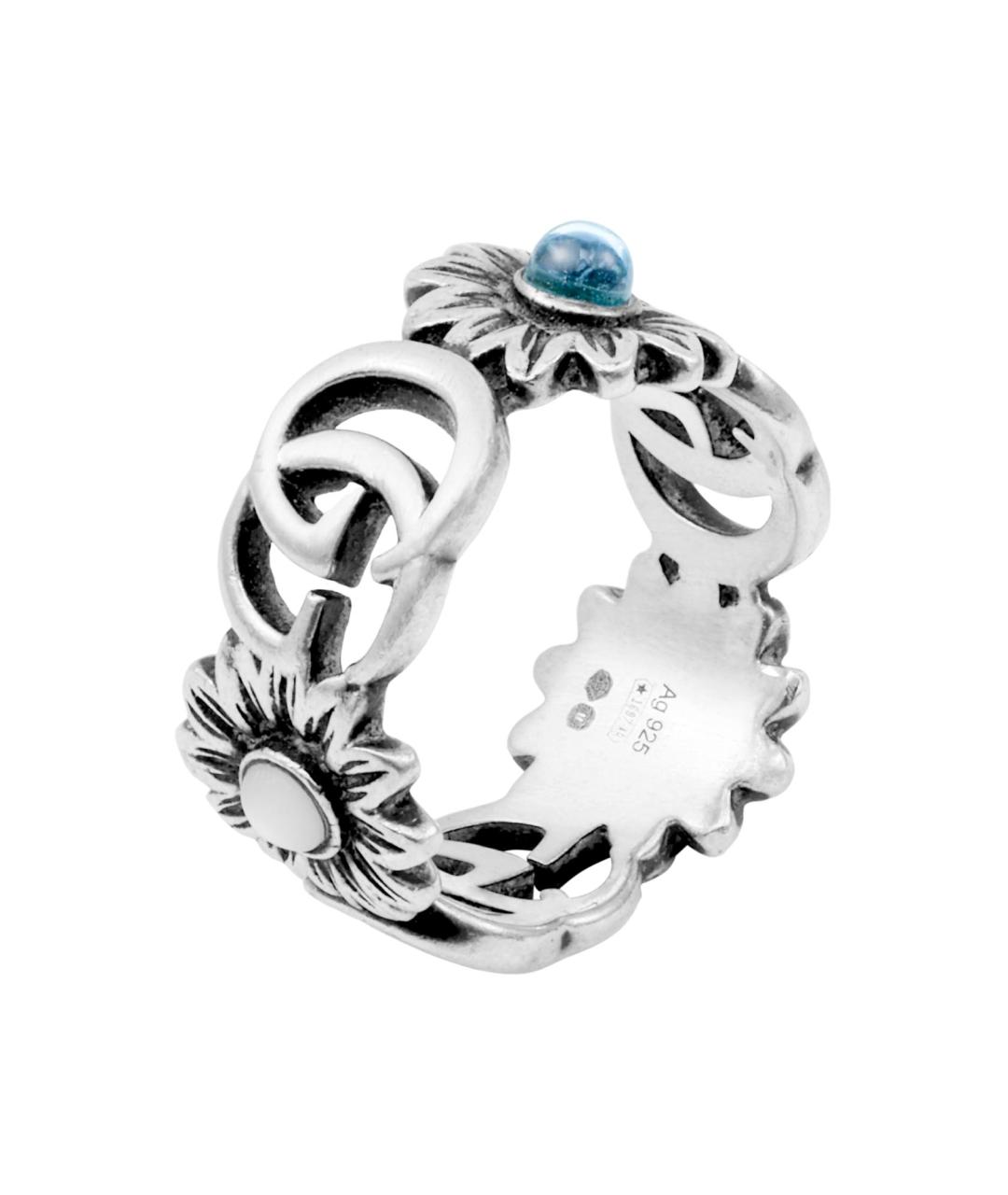 GUCCI Серебряное серебряное кольцо, фото 3