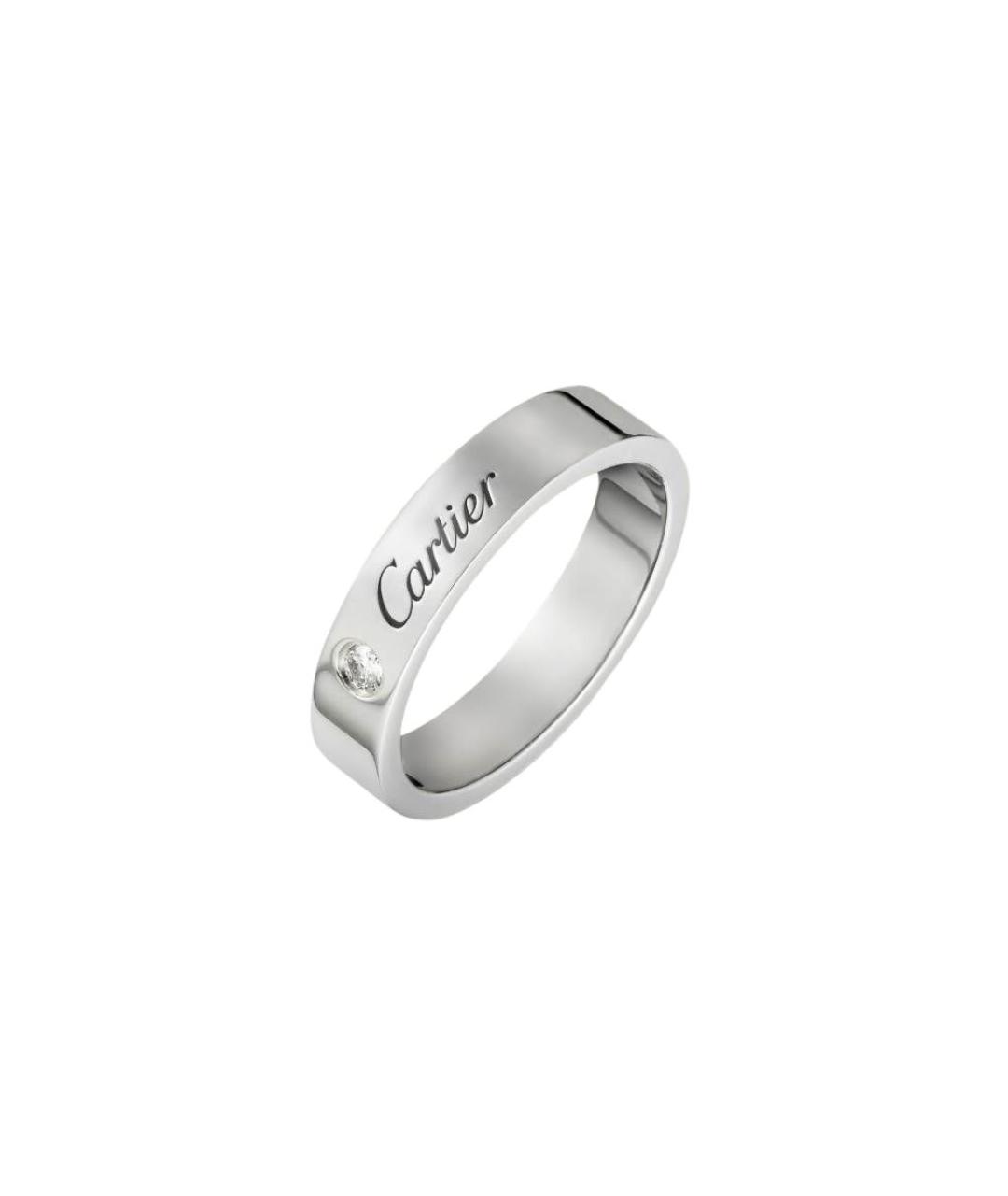 CARTIER Серебряное платиновое кольцо, фото 3