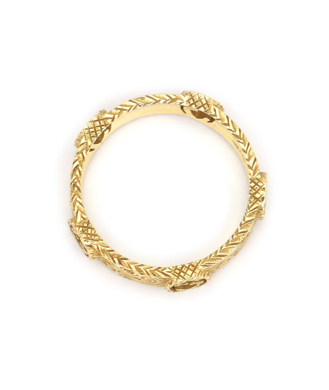 GUCCI Золотое кольцо из желтого золота, фото 3