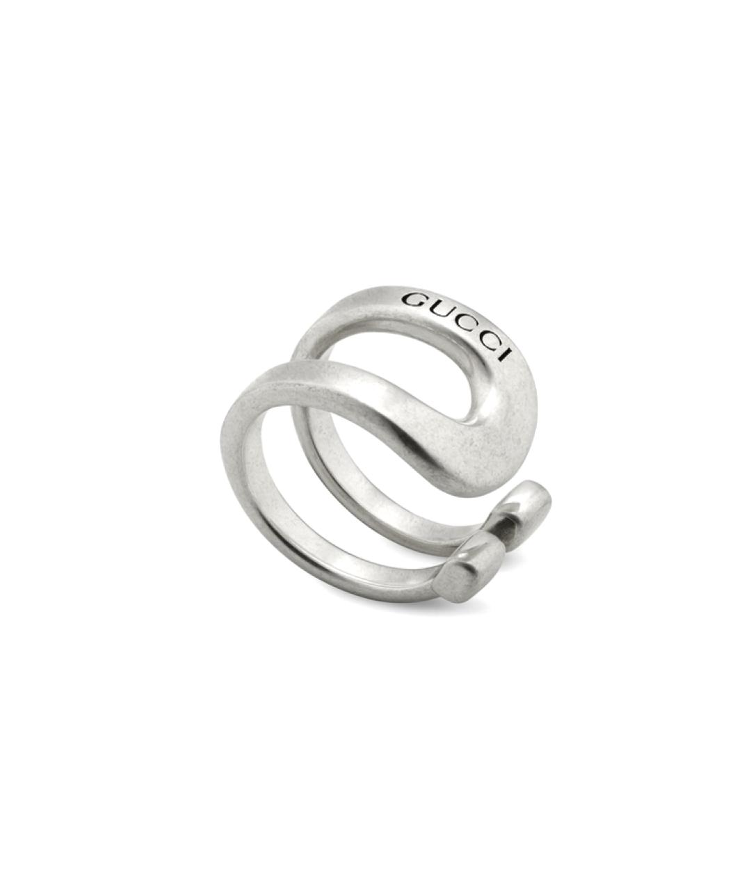 GUCCI Серебряное серебряное кольцо, фото 2