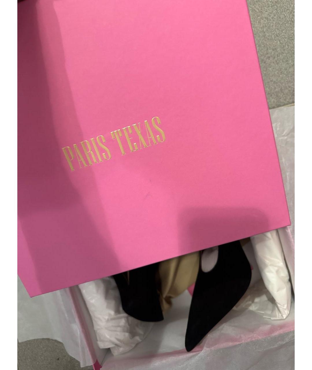 PARIS TEXAS Черные замшевые туфли, фото 4