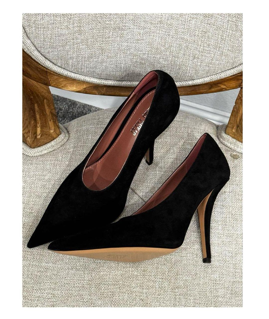 PARIS TEXAS Черные замшевые туфли, фото 2