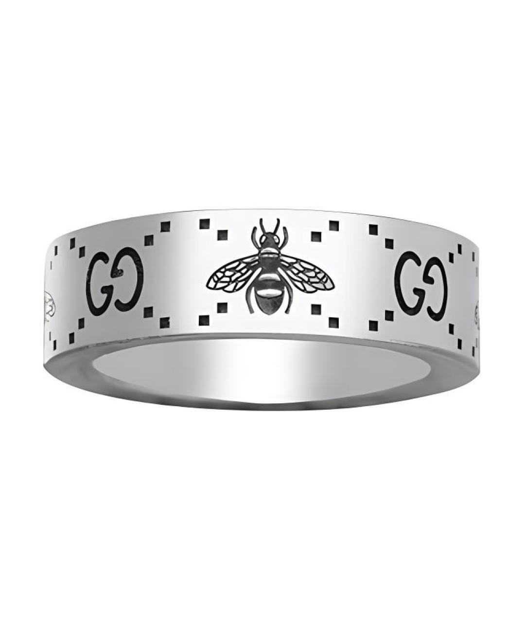 GUCCI Серебряное серебряное кольцо, фото 1