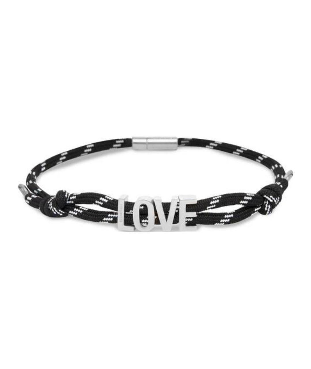 BALENCIAGA Черный латунный браслет, фото 1