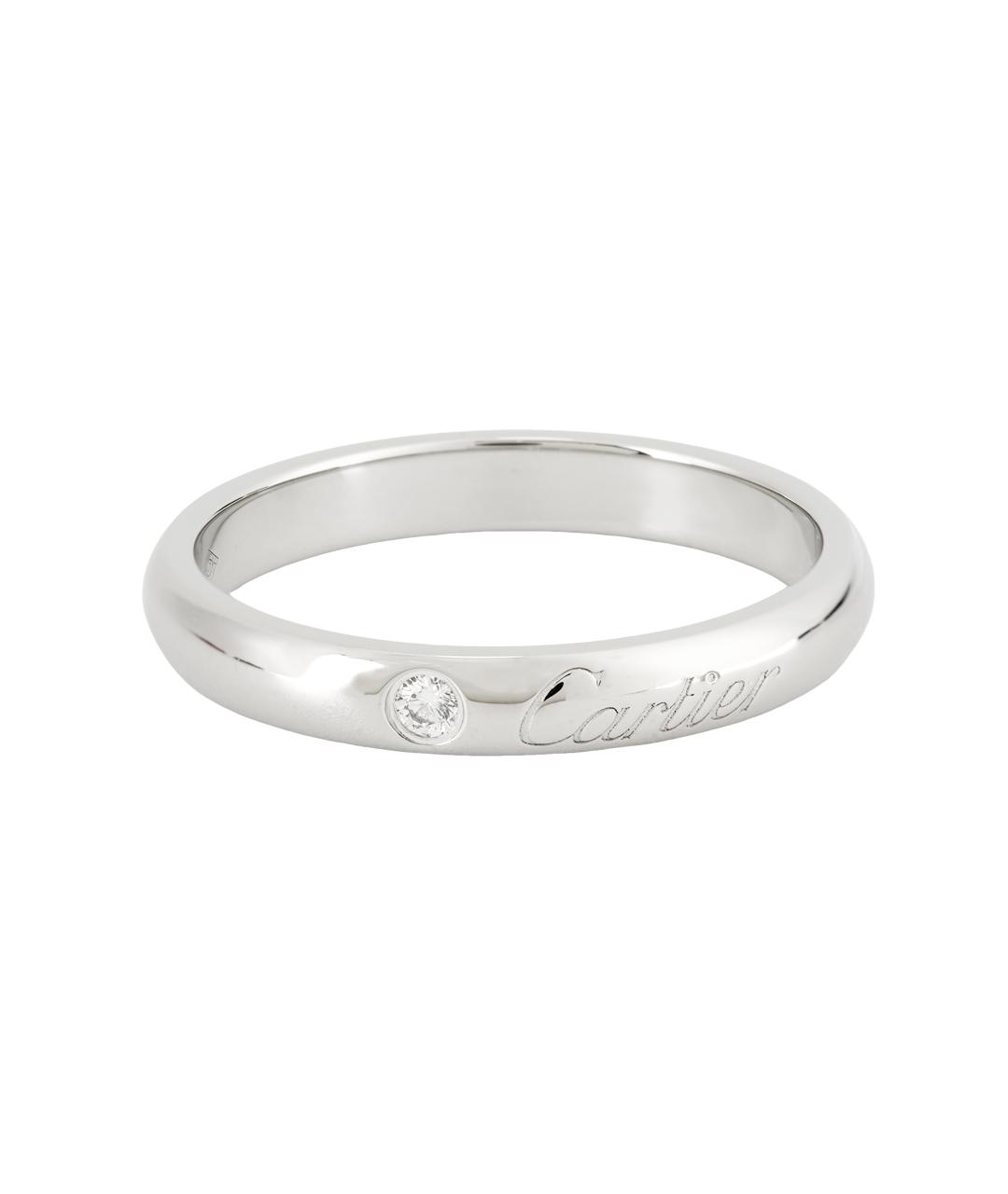 CARTIER Серебряное платиновое кольцо, фото 1