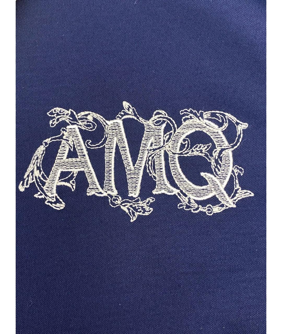 ALEXANDER MCQUEEN Темно-синяя футболка, фото 4