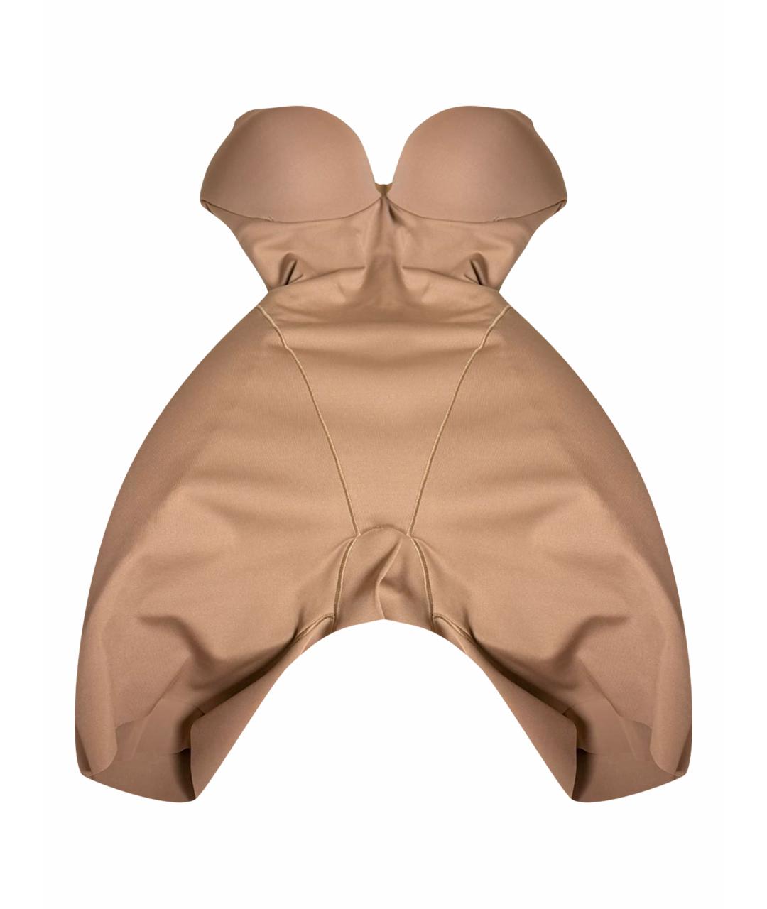 SKIMS Бежевый синтетический комбинезон, фото 1