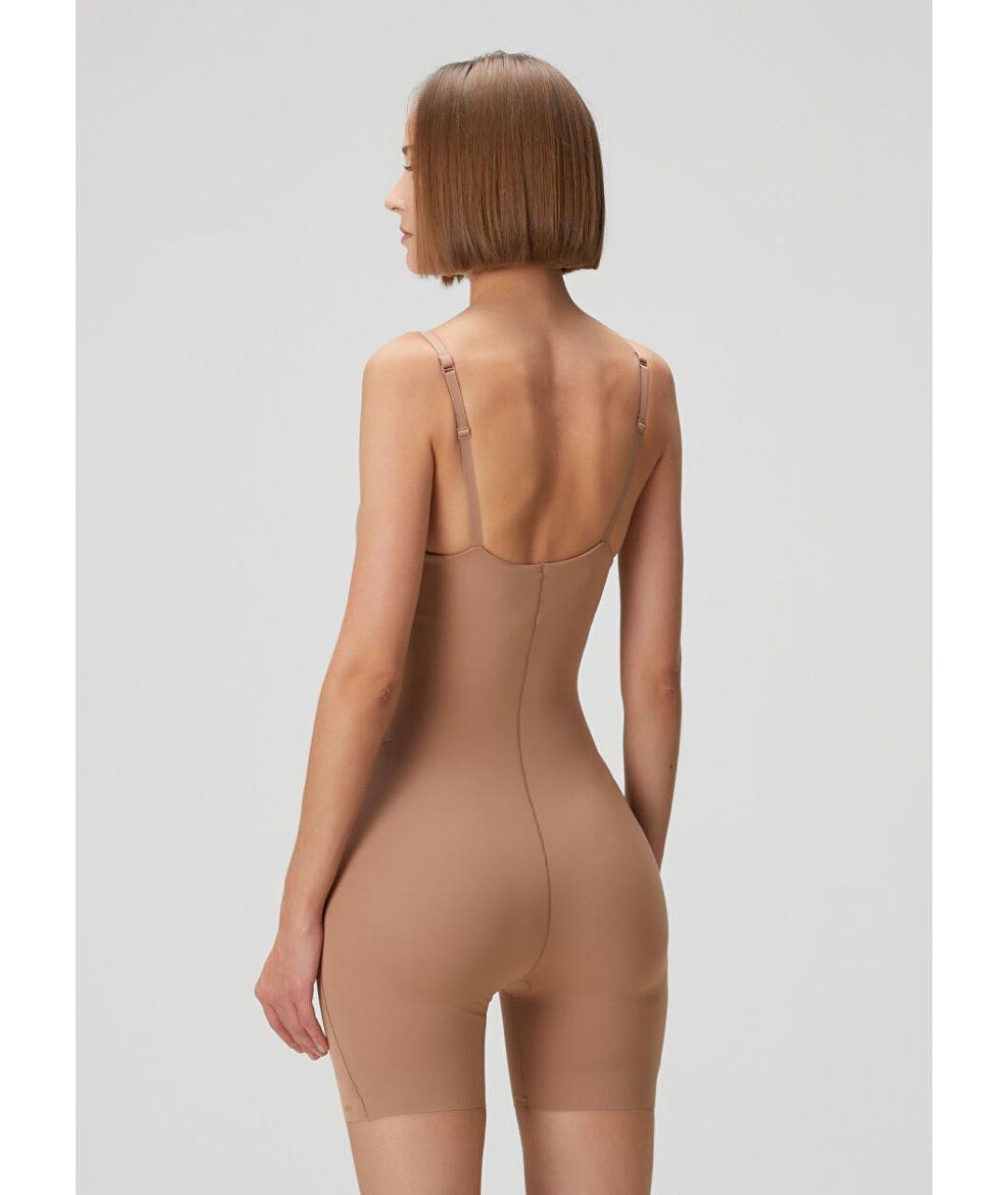 SKIMS Бежевый синтетический комбинезон, фото 3