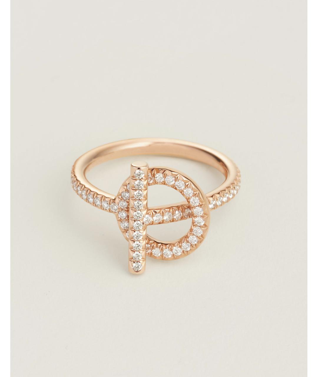 HERMES Розовое кольцо из розового золота, фото 3