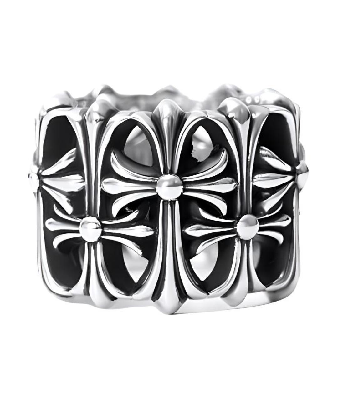 CHROME HEARTS Серебряное серебряное кольцо, фото 1