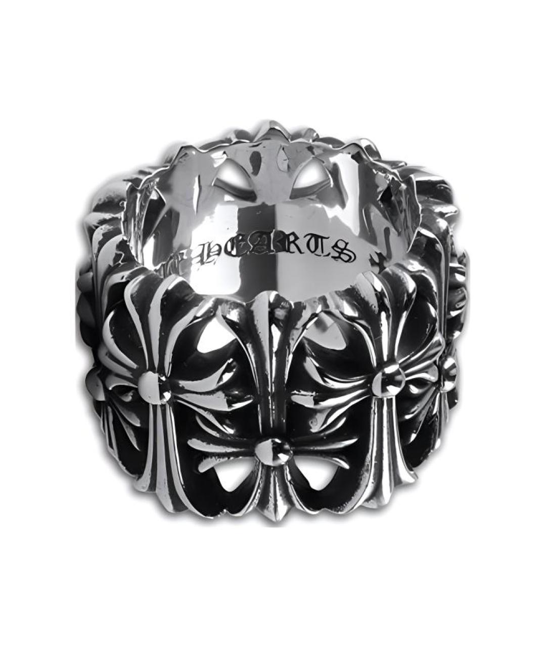 CHROME HEARTS Серебряное серебряное кольцо, фото 3