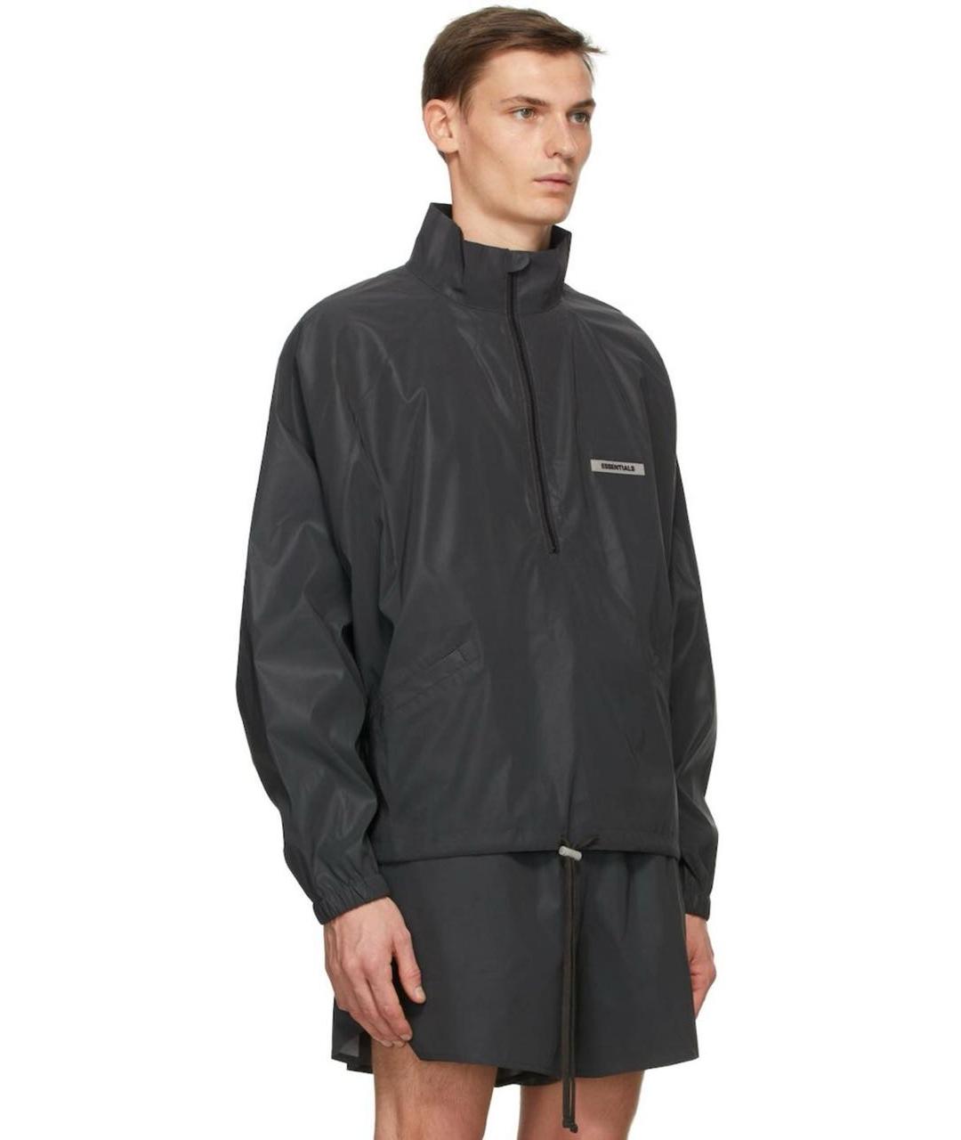 FEAR OF GOD ESSENTIALS Антрацитовая куртка, фото 6