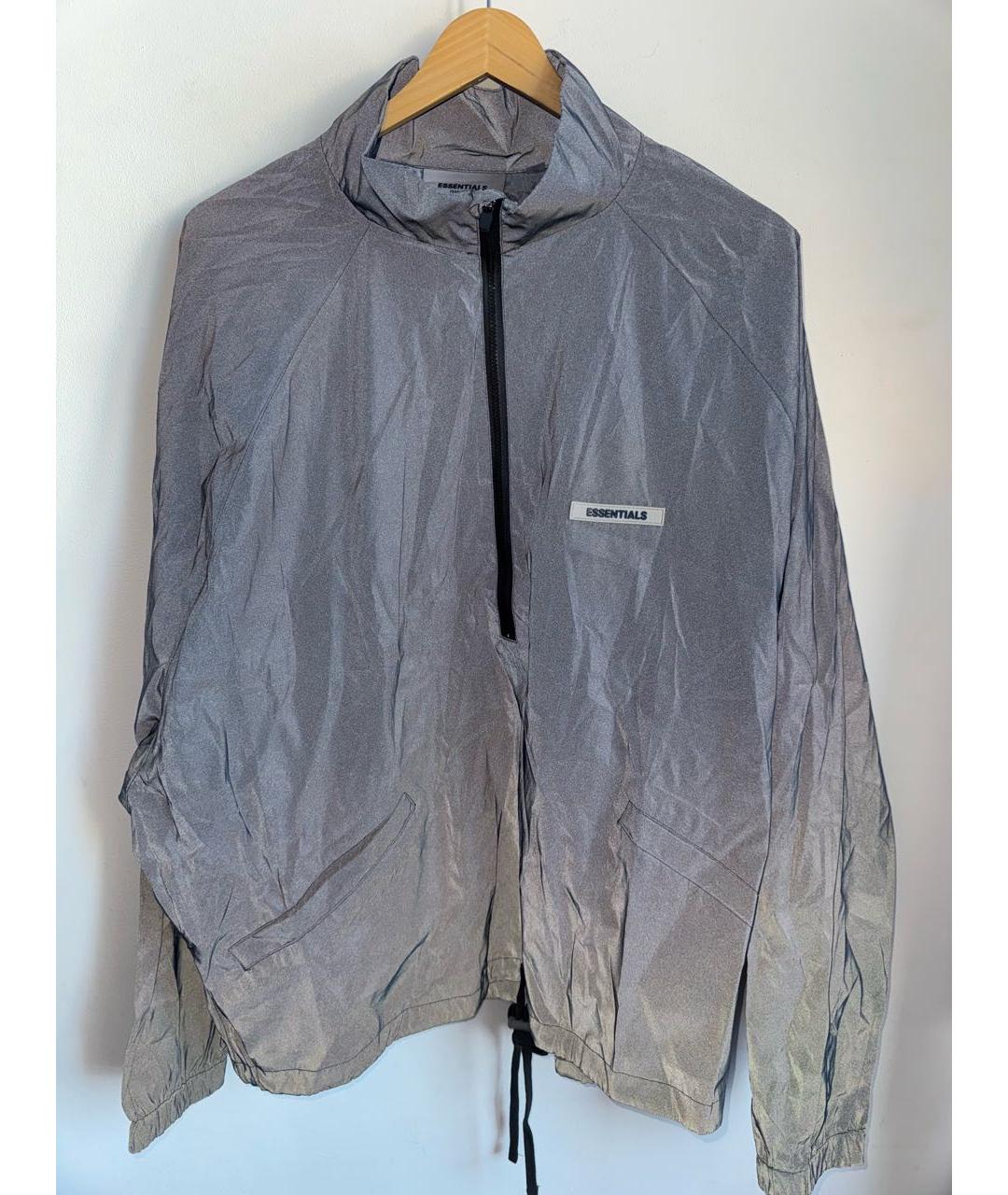 FEAR OF GOD ESSENTIALS Антрацитовая куртка, фото 2