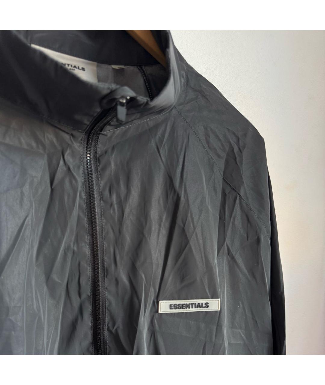 FEAR OF GOD ESSENTIALS Антрацитовая куртка, фото 3