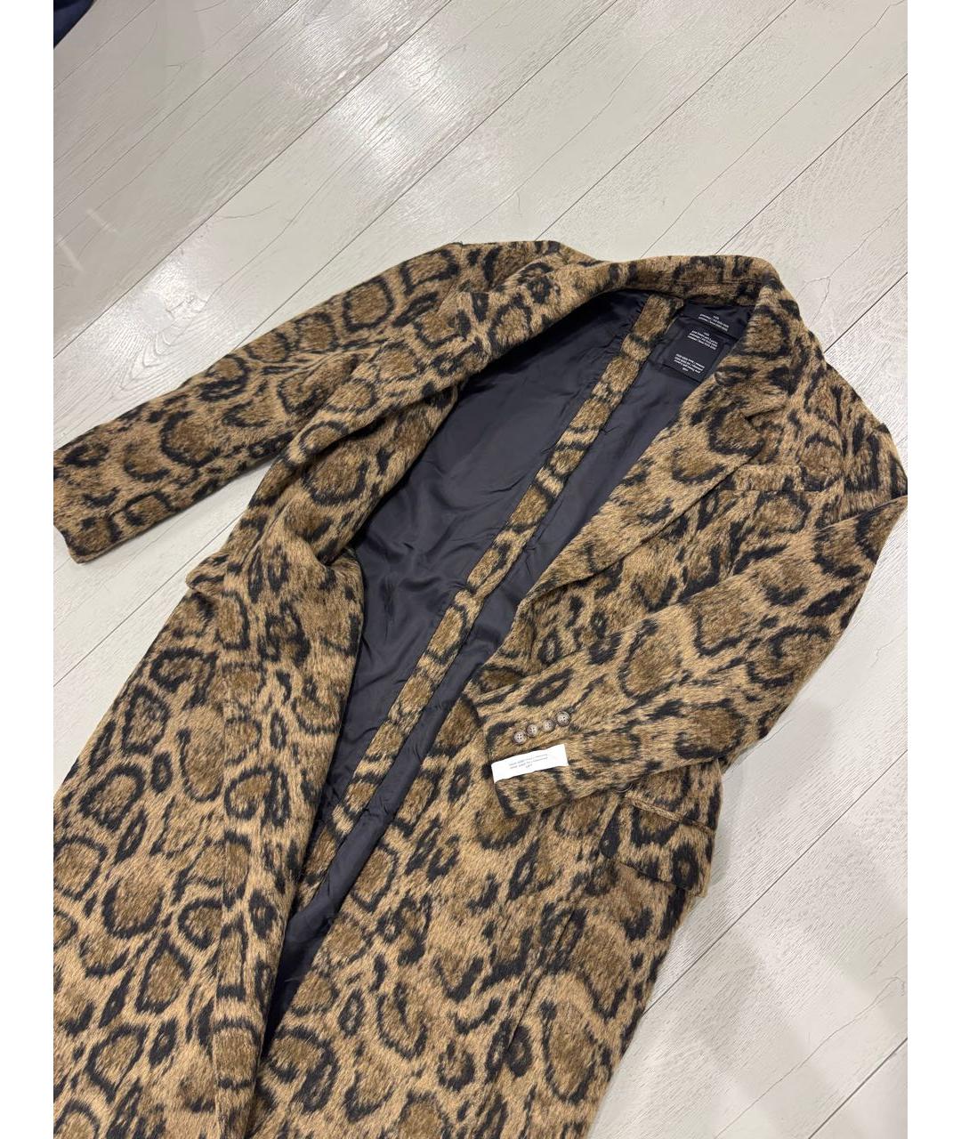 ROKH Бежевое шерстяное пальто, фото 3