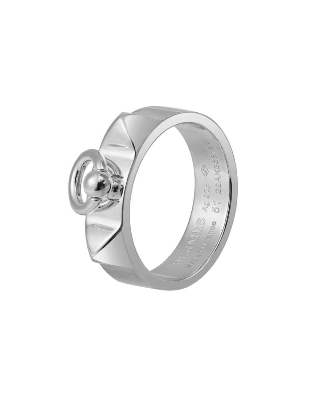HERMES Серебряное серебряное кольцо, фото 2