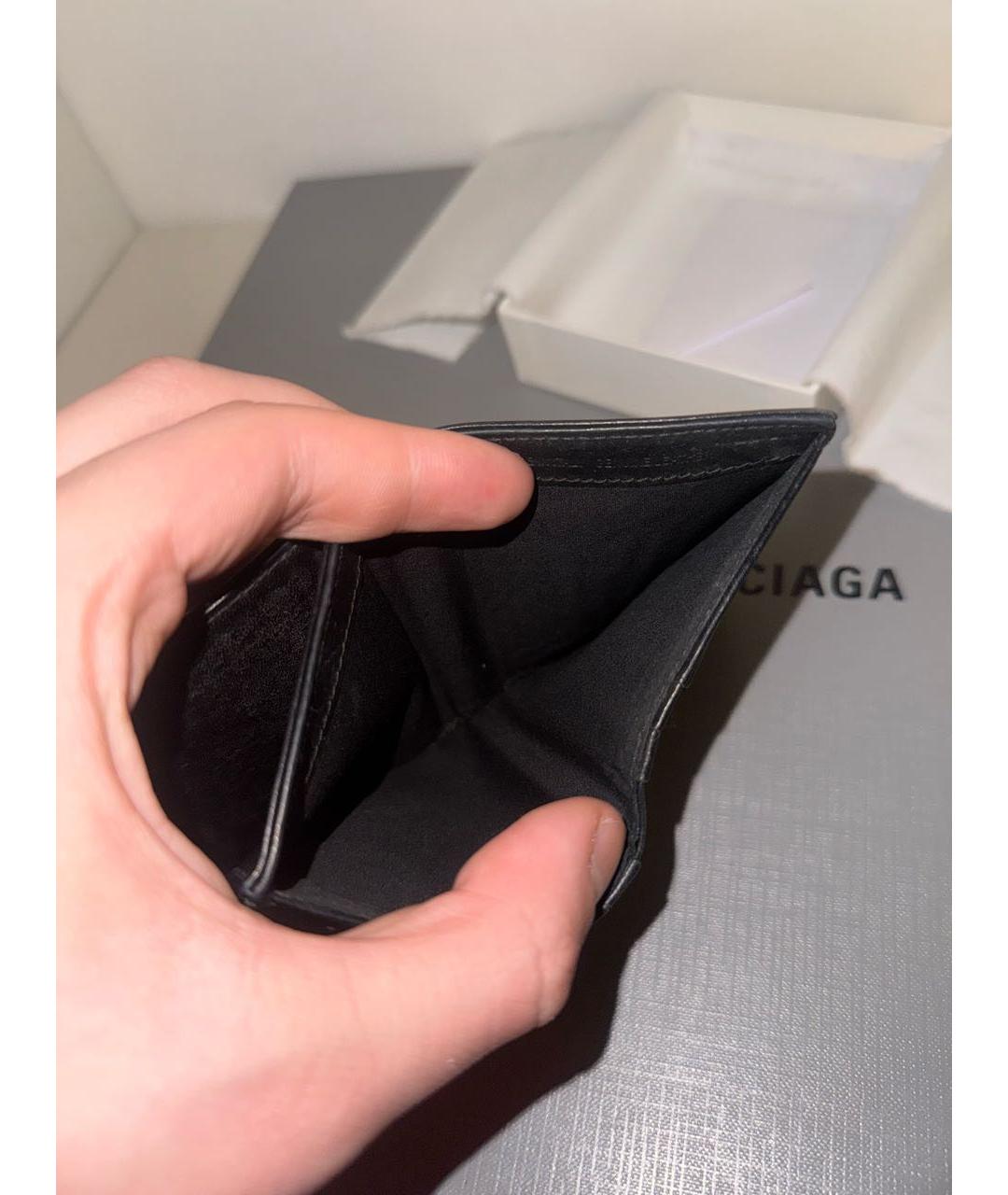 MAISON MARGIELA Черный кожаный кошелек, фото 4