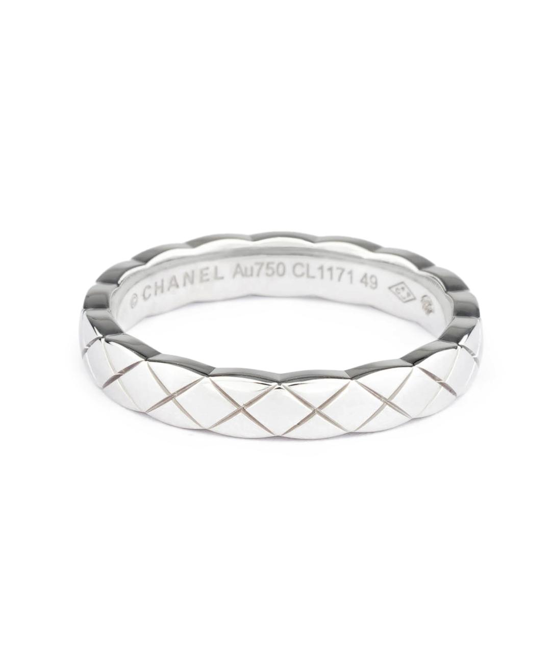 CHANEL Серебряное кольцо из белого золота, фото 3