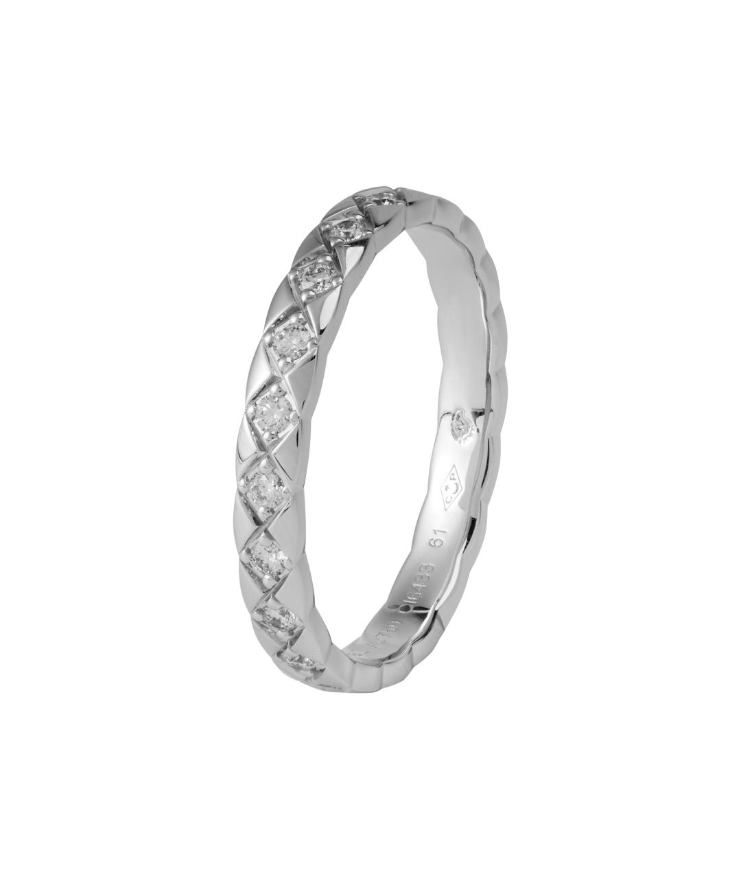 CHANEL Серебряное кольцо из белого золота, фото 4