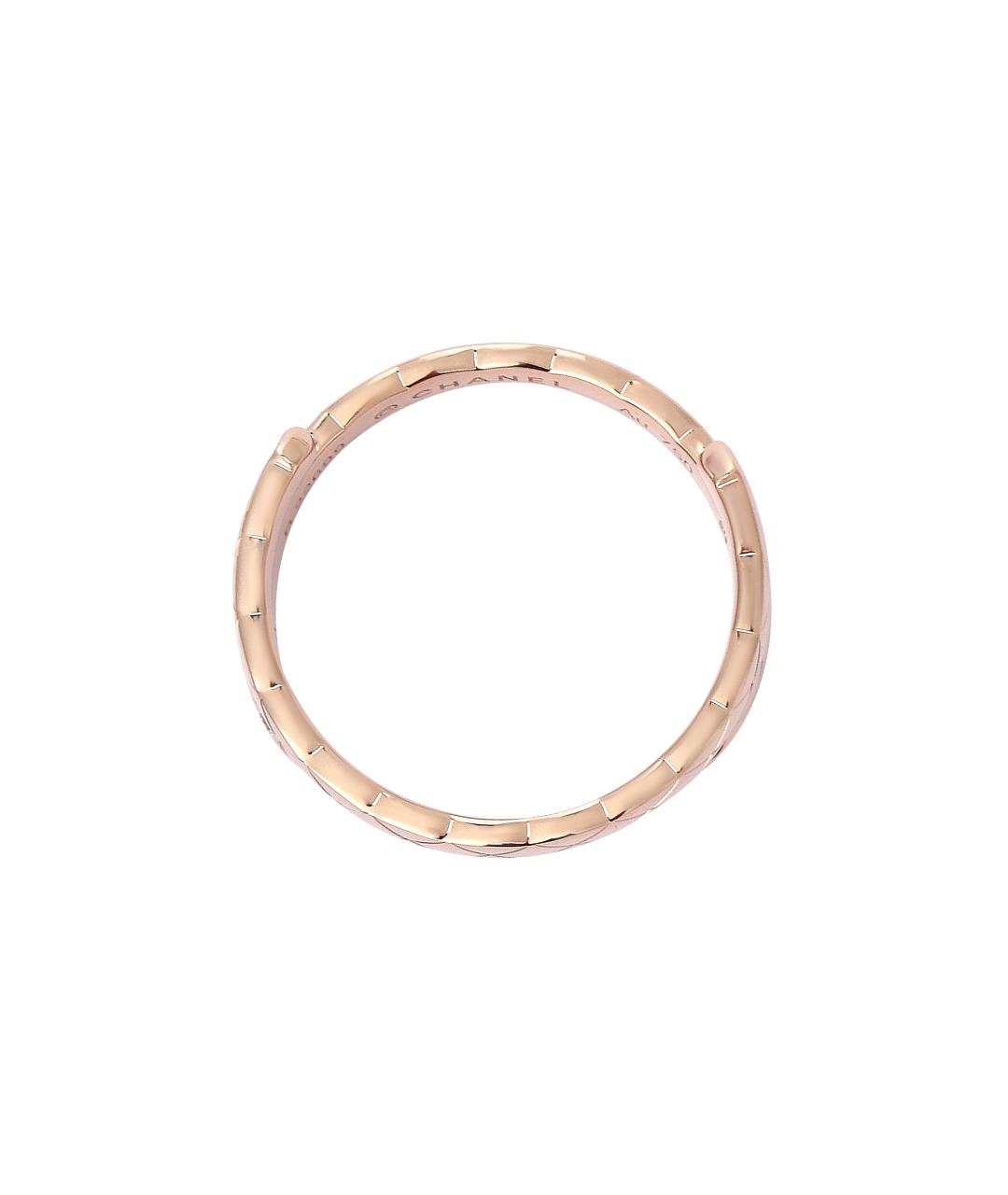 CHANEL Бежевое кольцо из желтого золота, фото 3